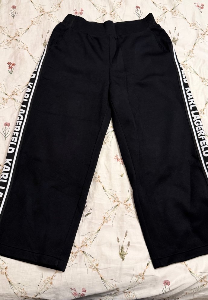 Orijinal Karl Lagerfeld Logo Şeritli Pantolon - Görsel 4