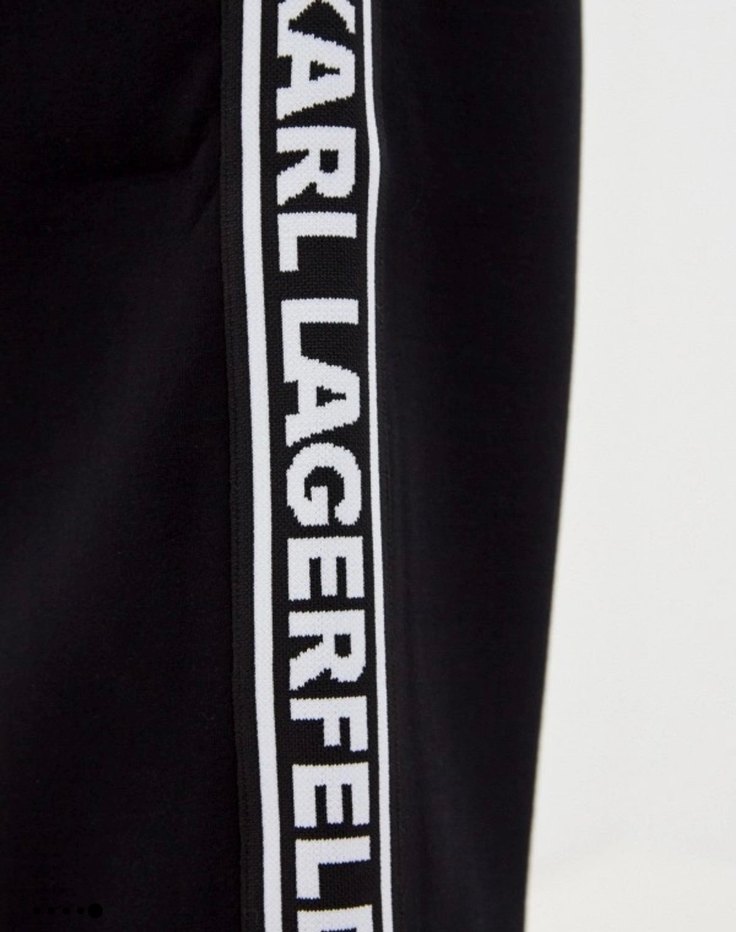Orijinal Karl Lagerfeld Logo Şeritli Pantolon - Görsel 3