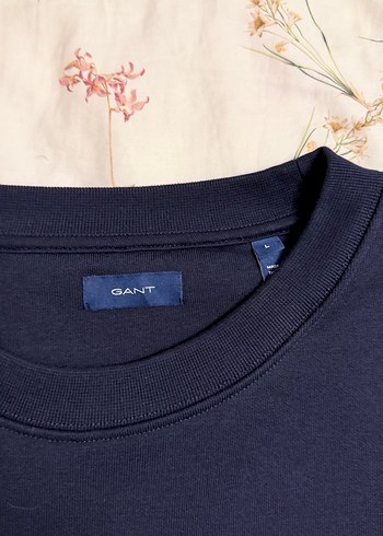 GANT kadın Sweatshirt Uzun Kollu Mavi - Görsel 2