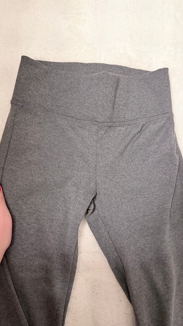 Bershka orj. XS Gri İspanyol Paça Tayt  Sıfır - Görsel 4