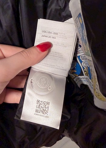 Moncler siyah şişme mont - Görsel 5