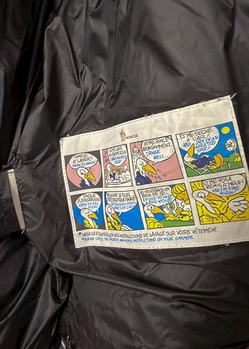 Moncler siyah şişme mont - Görsel 4