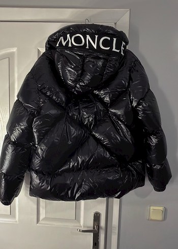 Moncler siyah şişme mont - Görsel 2