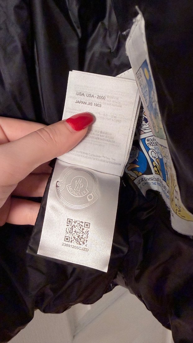 Moncler siyah şişme mont - Görsel 5