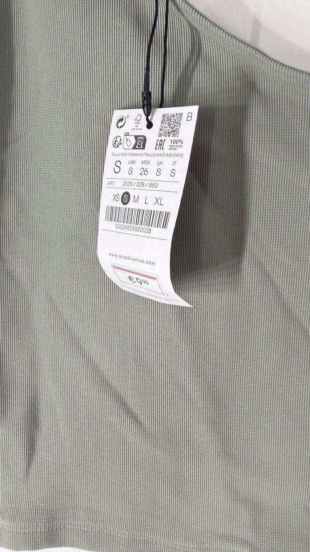 Stradivarius Tek Omuzlu Uzun Kollu Kadın Bluz - Görsel 2