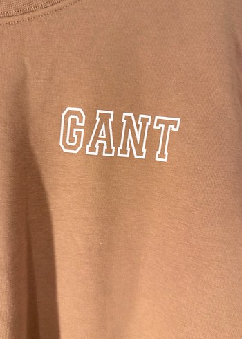 Bej orijanal GANT Baskılı Sweatshirt - Görsel 3