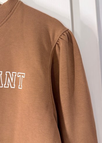 Bej orijanal GANT Baskılı Sweatshirt - Görsel 4