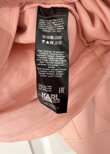 Pembe Yarım Fermuarlı Kadın Sweatshirt Karl Legerfeld - Görsel 5