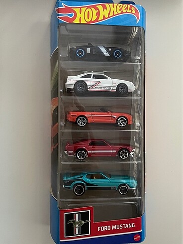 Hot Wheels Ford Mustang 5?li set