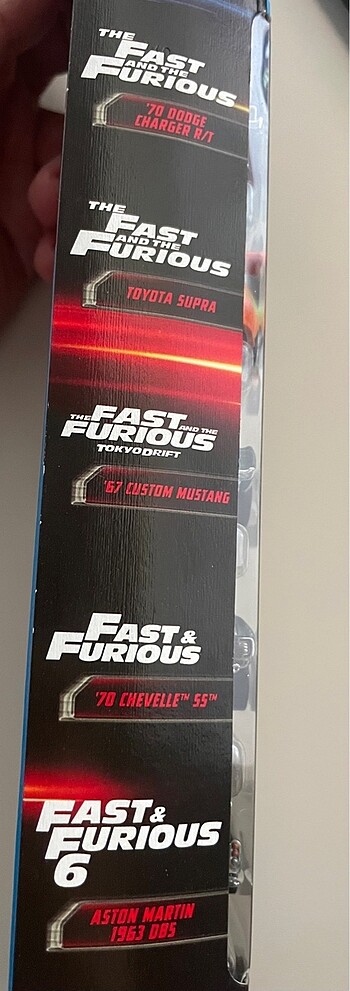  Beden Fast & Furious Hot Wheels 5?li set