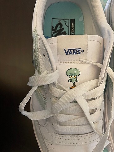41 Beden beyaz Renk Vans Sponge Bob Ayakkabı