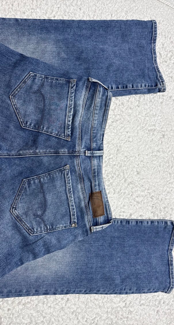 Kadın Mavi Regular Fit Midi Kot Pantolon - Görsel 3