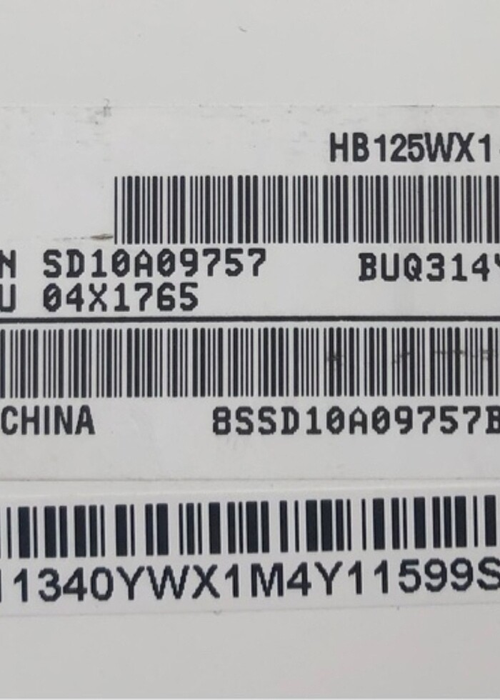 HB125WX1 - 200 lcd ekran 30 pin - Görsel 3