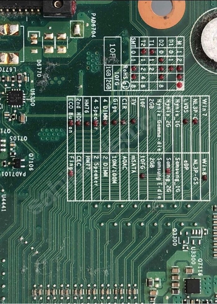 Toshiba Satellite P875-329 sorunsuz İ7 anakart - Görsel 2