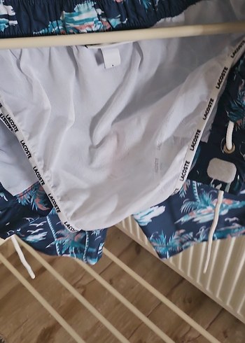 Erkek Lacivert lacoste Mini Şort - Görsel 6