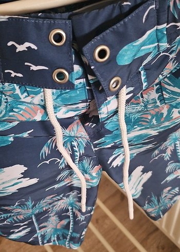 Erkek Lacivert lacoste Mini Şort - Görsel 4