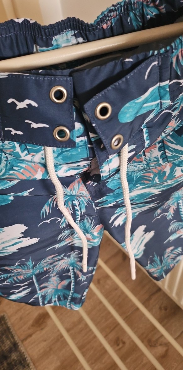 Erkek Lacivert lacoste Mini Şort - Görsel 4