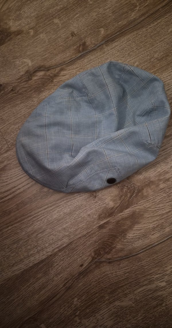 Gri Ekose Desenli Erkek Şapka - Görsel 3