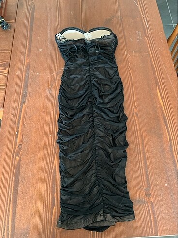 Siyah Gece Elbisesi - Görsel 3