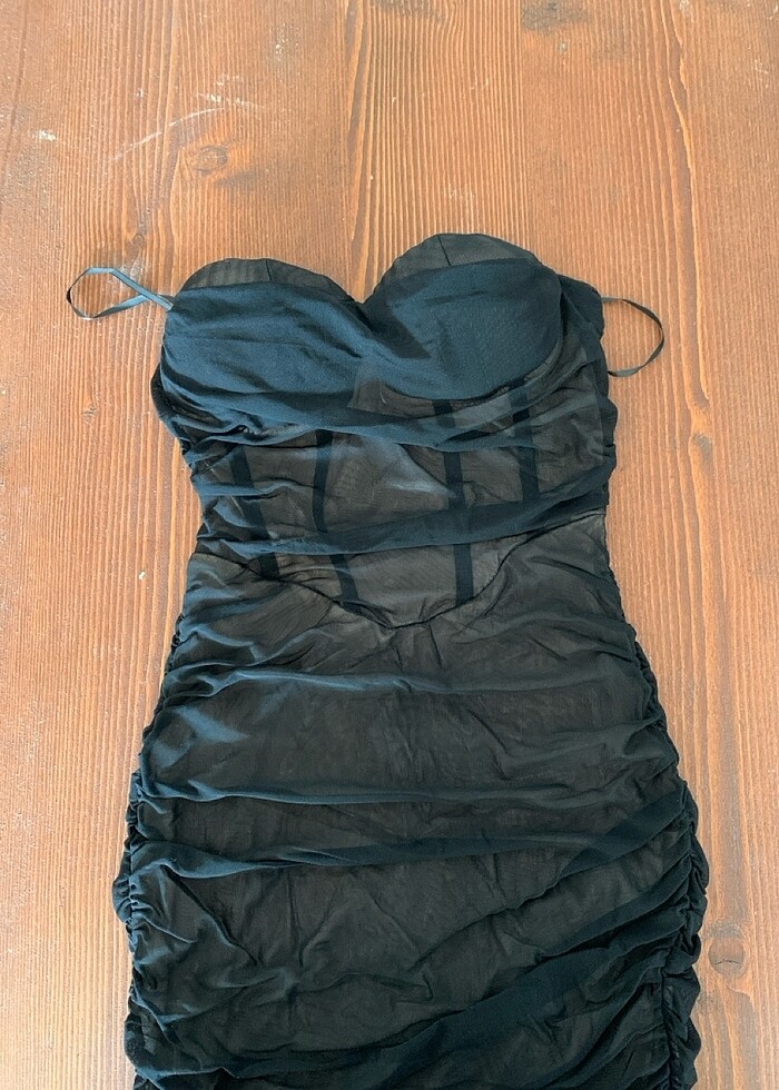 Siyah Gece Elbisesi - Görsel 2