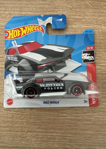 Siyah Hot Wheels Mad Manga Oyuncak Araba