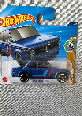 Hot Wheels BMW 2002 Mavi Oyuncak Araba