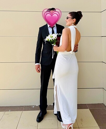 s Beden beyaz Renk Zara beyaz sırtı açık midi elbise