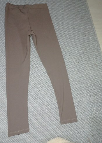 Kadın Bej Dar Kesim Tayt - Görsel 2