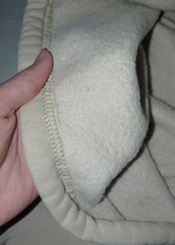 Bej Kapüşonlu Kız Çocuk  Sweatshirt - Görsel 3