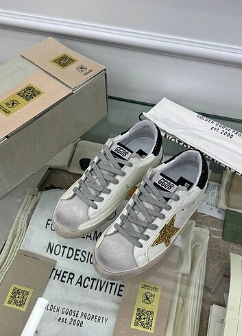 39 Beden beyaz Renk GOLDEN goose delux