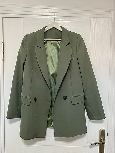 haki blazer ceket