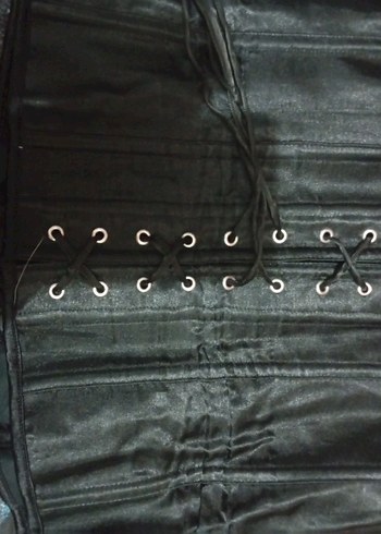 Siyah Gotik korse - Görsel 2