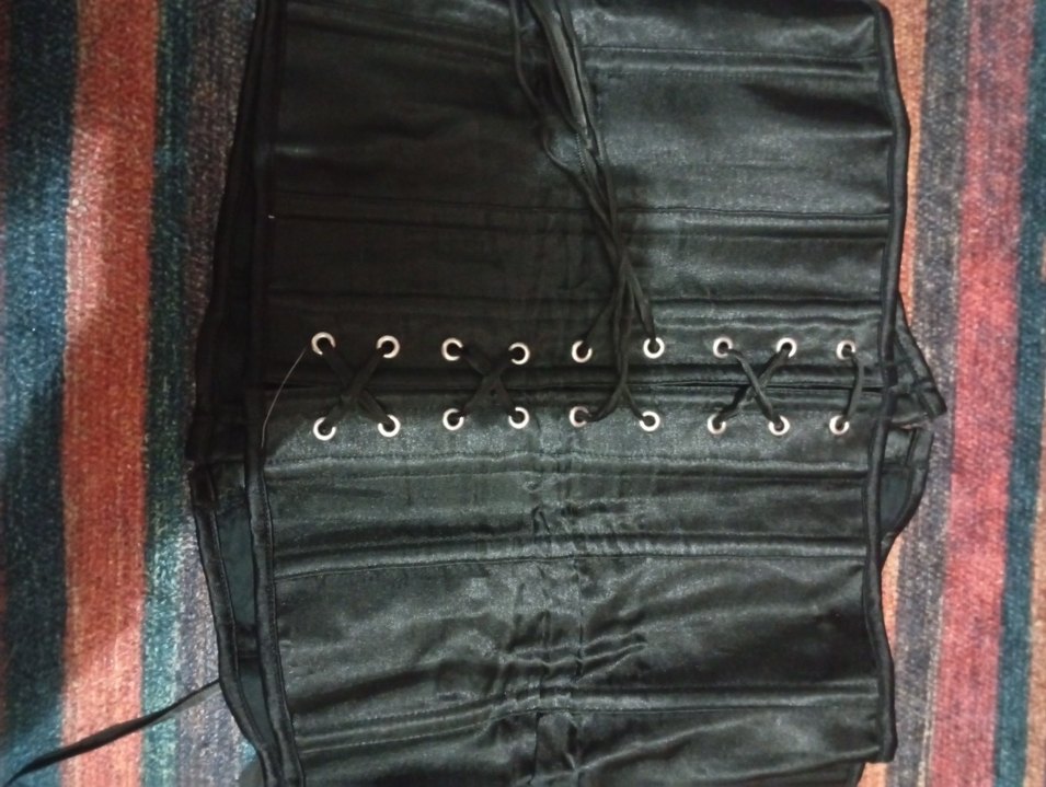 Siyah Gotik korse - Görsel 2