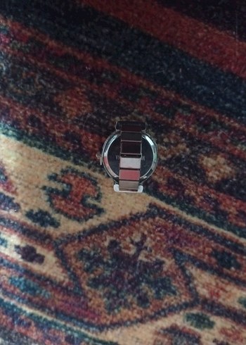 Pembe Kordonlu Kadın yüzük saat - Görsel 2