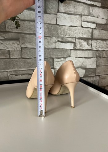 Diğer Bej Stiletto Topuklu Kadın Ayakkabı