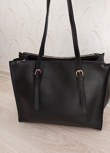 Trendyol siyah shopper çanta