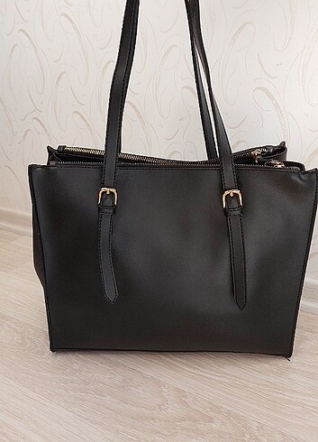 Beden siyah Renk Trendyol siyah shopper çanta