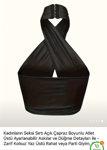 Siyah Drapeli Straplez Denim Crop Top - Görsel 5