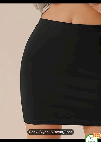 Siyah Mini Kalem Etek xs - Görsel 3