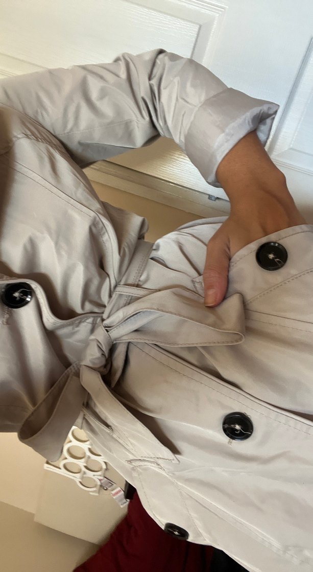 Lc Waikiki LCW Bej Düğmeli Midi Kadın Trençkot 38 beden - Görsel 3