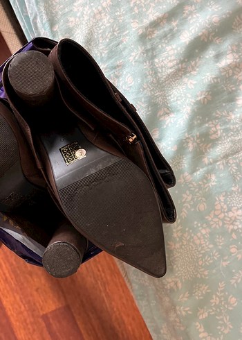 Kahverengi özel tasarım dizüstü deri çizme gizli topuk - Görsel 14