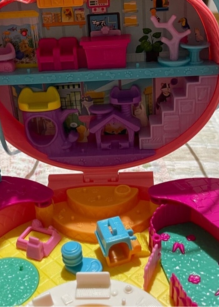 Polly pocked küçük çanta ev - Görsel 2