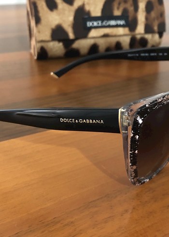 Kahverengi Dolce & Gabbana Kadın Güneş Gözlüğü orijinal - Görsel 5