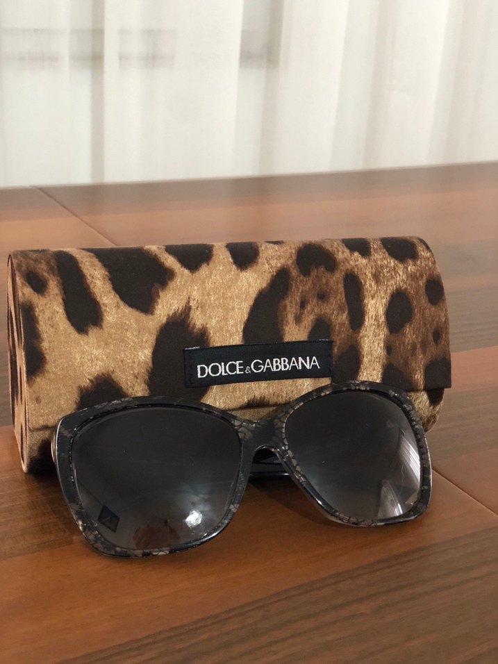 Kahverengi Dolce & Gabbana Kadın Güneş Gözlüğü orijinal - Görsel 2