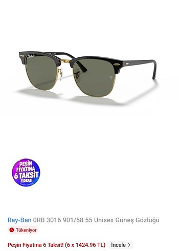 Ray-Ban Siyah Klasik Güneş Gözlüğü - Görsel 4