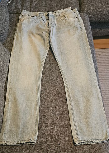 LTB Düğmeli Buz mavi Erkek Denim Pantolon