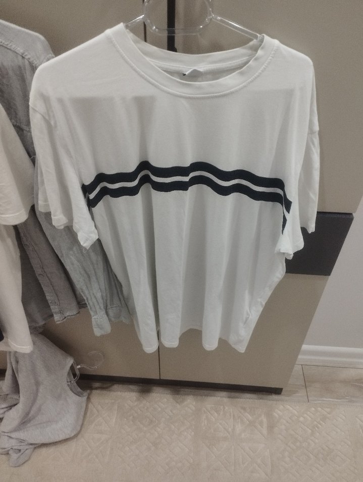 DeFacto Beyaz Desenli Hamile Tişörtü - Görsel 2