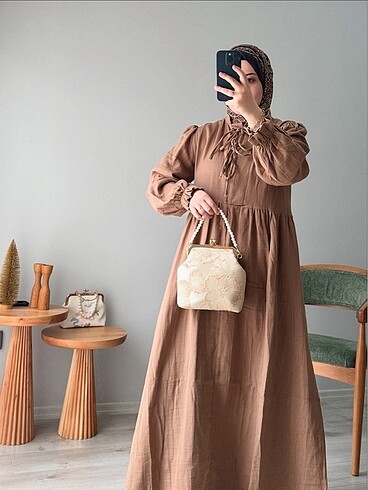 Zara Tesettür müslin elbise
