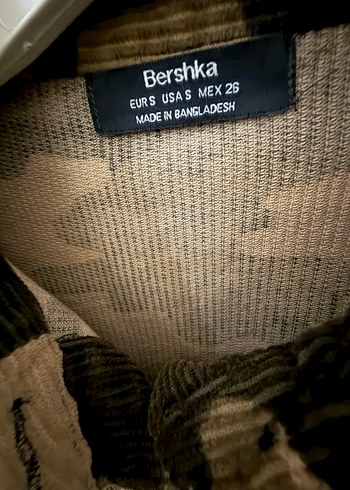 s Beden Bershka oversizs kamuflaj ceket