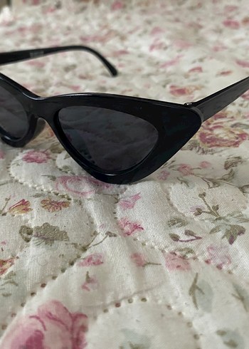  Beden Siyah Retro Cat Eye Kadın Gözlüğü